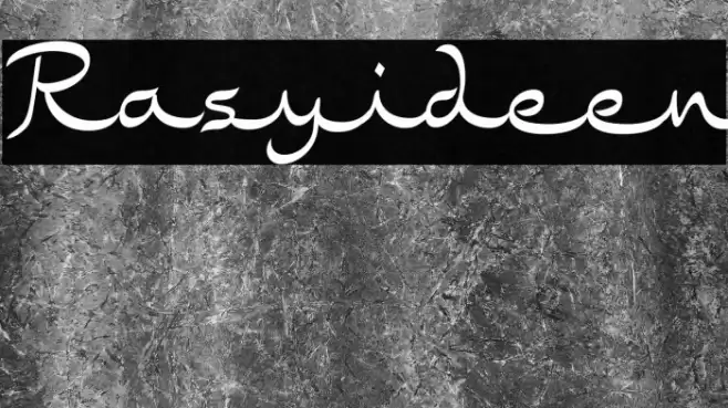 Rasyideen Font examples