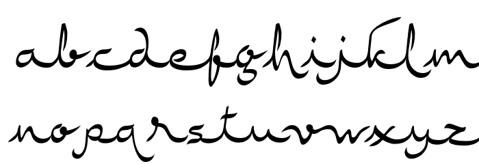 Rasyideen Font LOWERCASE
