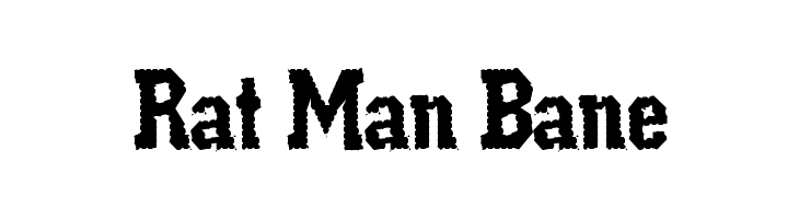 Rat Man Bane Шрифта