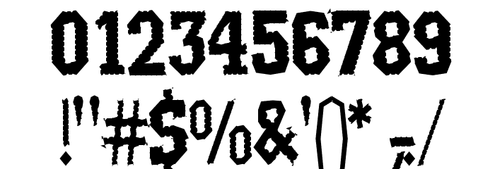 Rat Man Bane Font OTHER CHARS