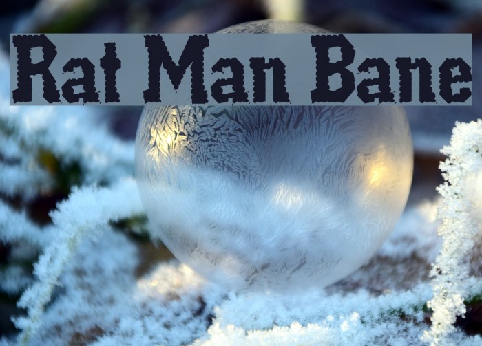 Rat Man Bane Font examples