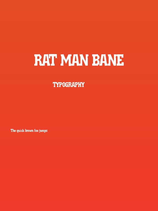 Rat Man Bane Poster