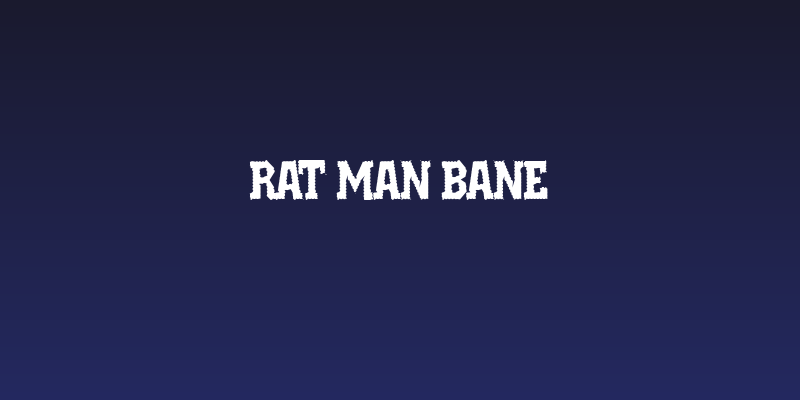Rat Man Bane Social Header