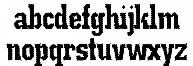 Rat Man Bane फ़ॉन्ट लोअरकेस