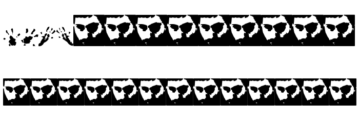 Rat Paws Font LOWERCASE