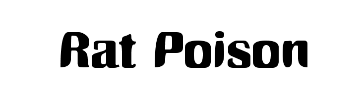 Rat Poison  नि: शुल्क फ़ॉन्ट्स डाउनलोड
