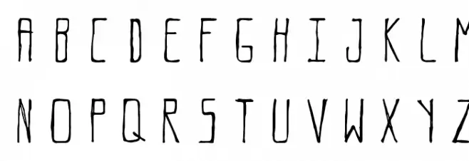 Rat Scratch Tall Schriftart Groß