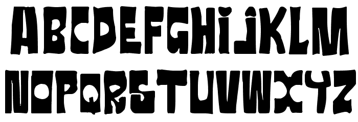 Rata Negra Font LOWERCASE