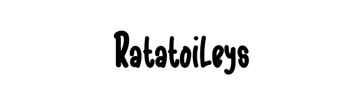 Ratatoileys  नि: शुल्क फ़ॉन्ट्स डाउनलोड