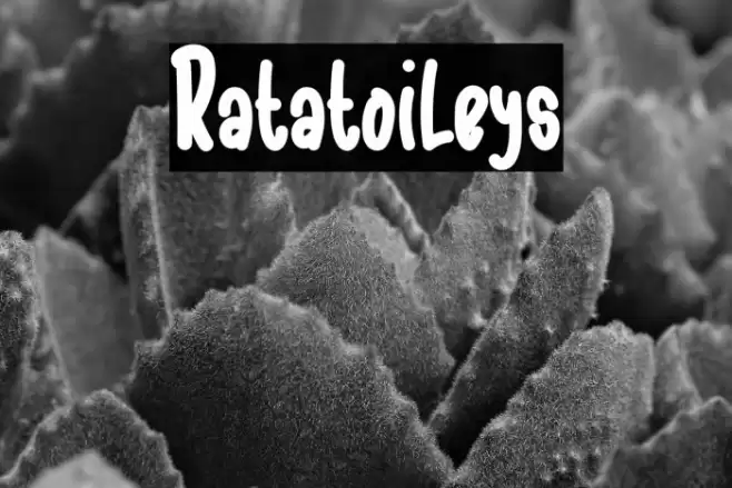 Ratatoileys Font examples