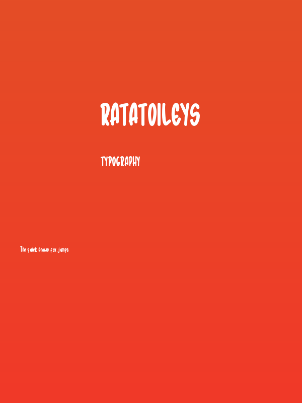 Ratatoileys Poster