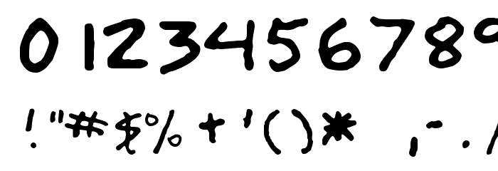 Ratcage Font OTHER CHARS