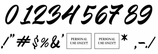 Ratcliffer Font OTHER CHARS