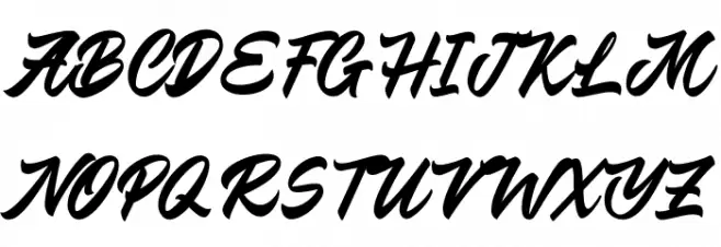 Ratcliffer フォント 大文字