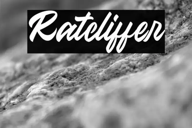 Ratcliffer Font examples