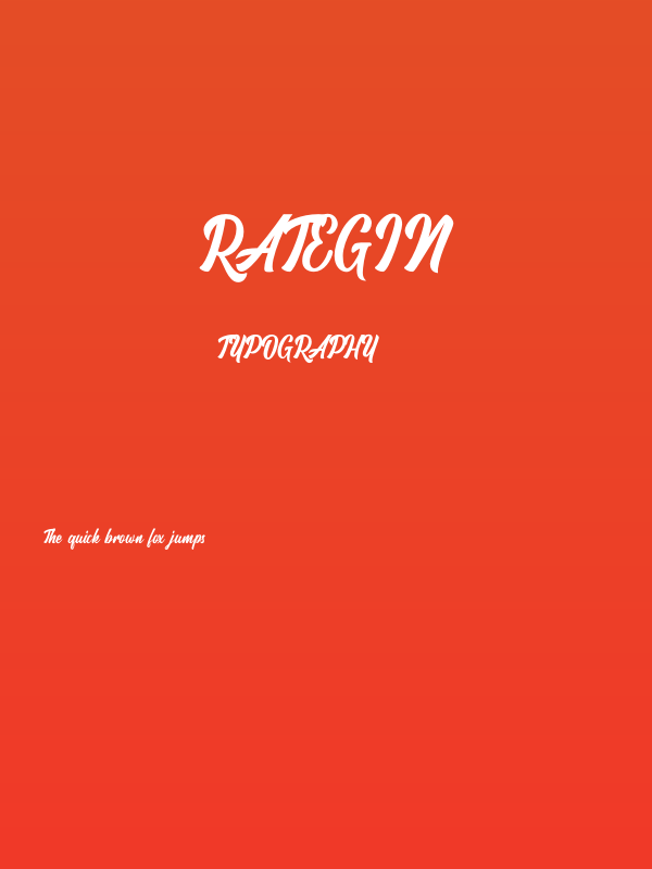 Rategin Poster
