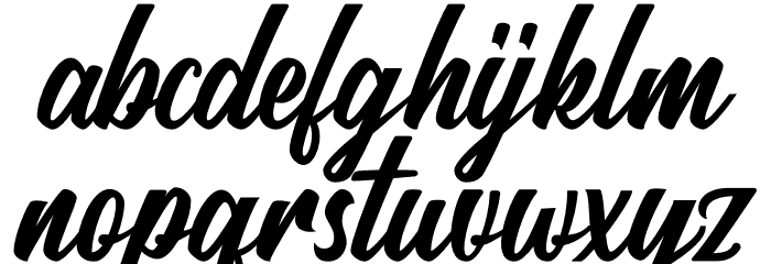 Rategin Font LOWERCASE