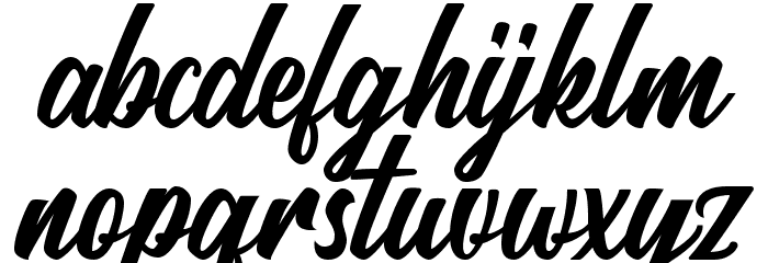 Rategin Font LOWERCASE