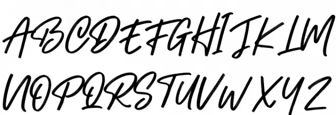 Rather Personal Use 字体 大写