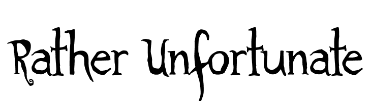 Rather Unfortunate फ़ॉन्ट