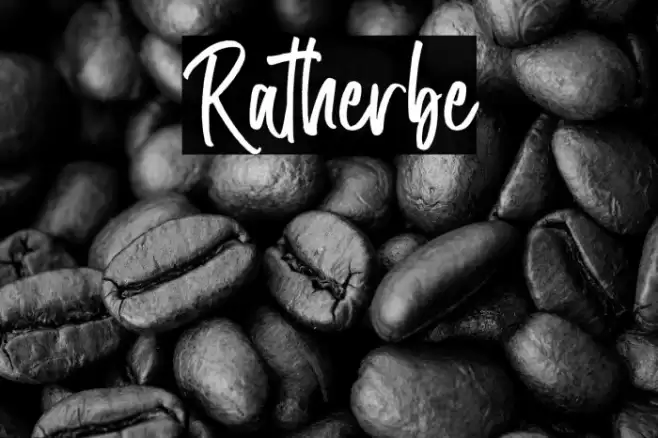 Ratherbe Font examples