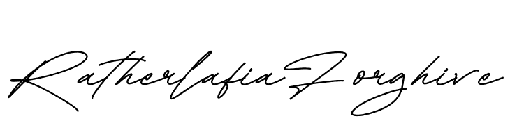Ratherlafia Forghive  font caratteri gratis