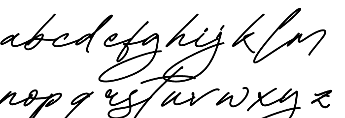 Ratherlafia Forghive Schriftart Kleinbuchstaben