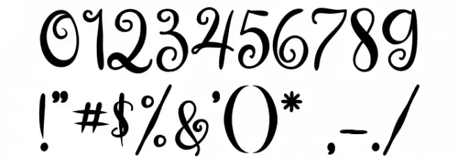 Rathury Font OTHER CHARS