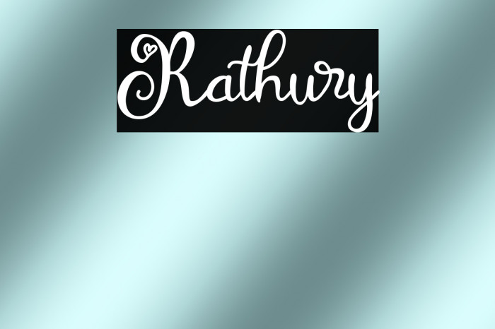 Rathury Example 1