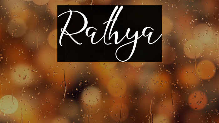 Rathya Example 3