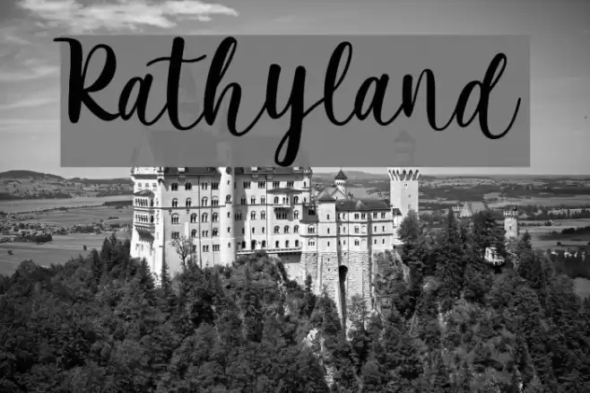 Rathyland Font examples