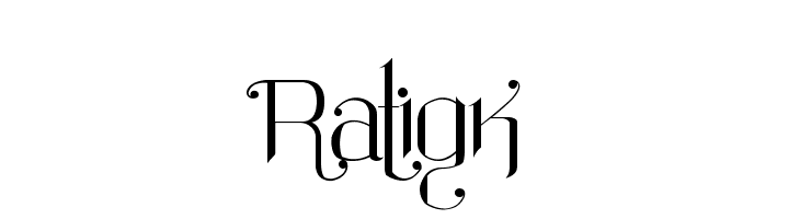 Ratigk フォント