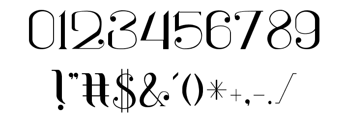 Ratigk Font OTHER CHARS