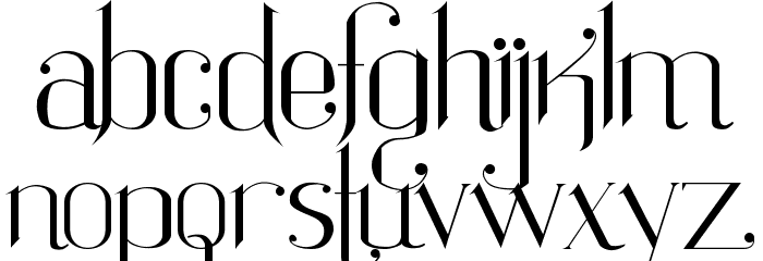 Ratigk Font LOWERCASE