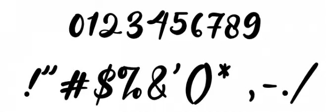 Ratih Hyun Font OTHER CHARS