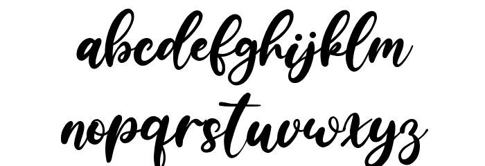 Ratih Hyun Font LOWERCASE