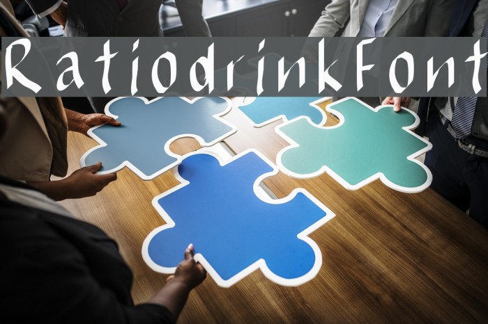 RatiodrinkFont Font examples