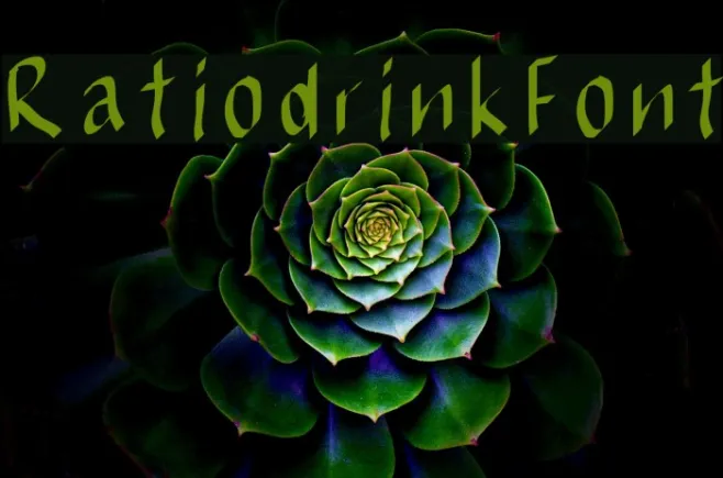 RatiodrinkFont Example 3