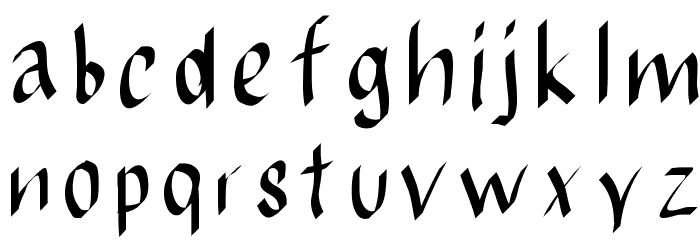 RatiodrinkFont Font LOWERCASE