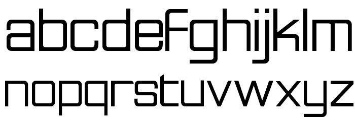 Rational Integer Font LOWERCASE