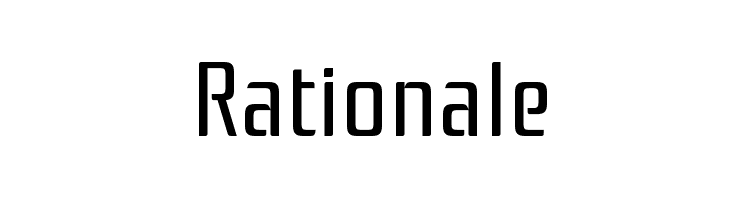 Rationale  Frei Schriftart Herunterladen
