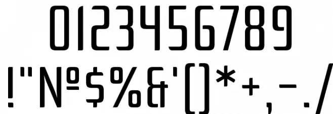 Rationale Font OTHER CHARS