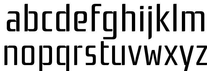 RationaleOne-Regular Font LOWERCASE