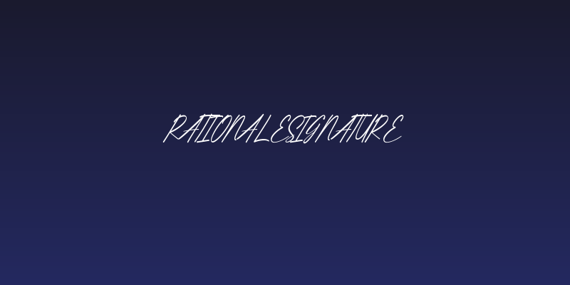 RationaleSignature Social Header