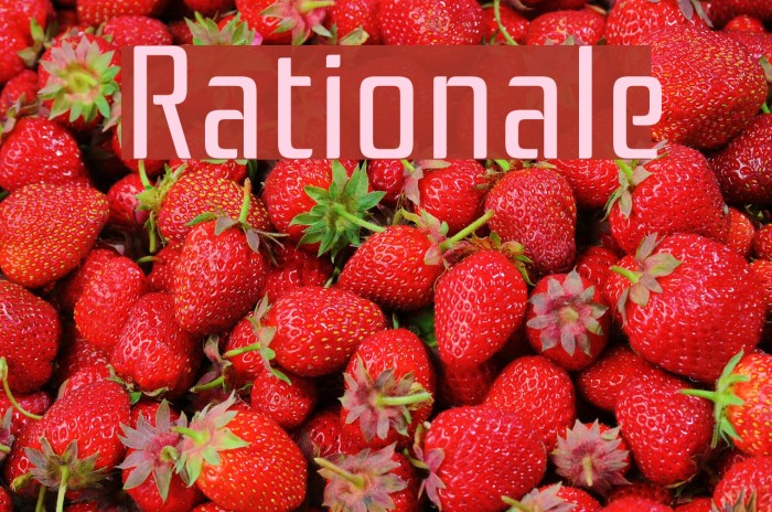 Rationale Font examples