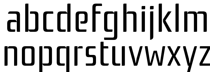 Rationale Font LOWERCASE