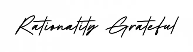 Rationality Grateful  フリーフォントのダウンロード