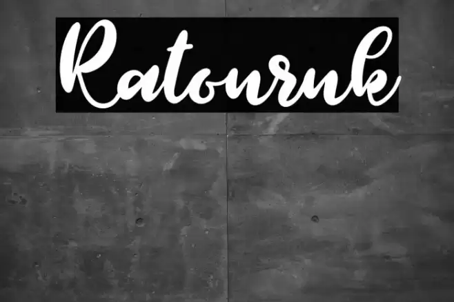 Ratouruk Font examples