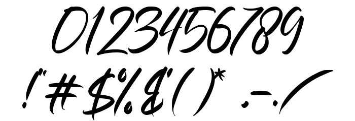 Ratri Volutten Font OTHER CHARS