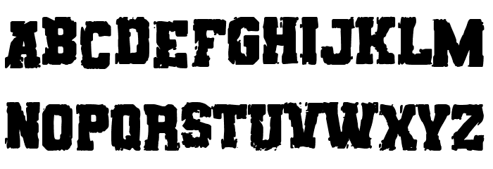 Rats College Font LOWERCASE